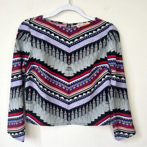 Mara Hoffman Open-Back Printed Blouse